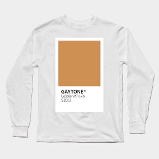 GAYTONE - Lesbian Khakis (Wynonna Earp) Long Sleeve T-Shirt